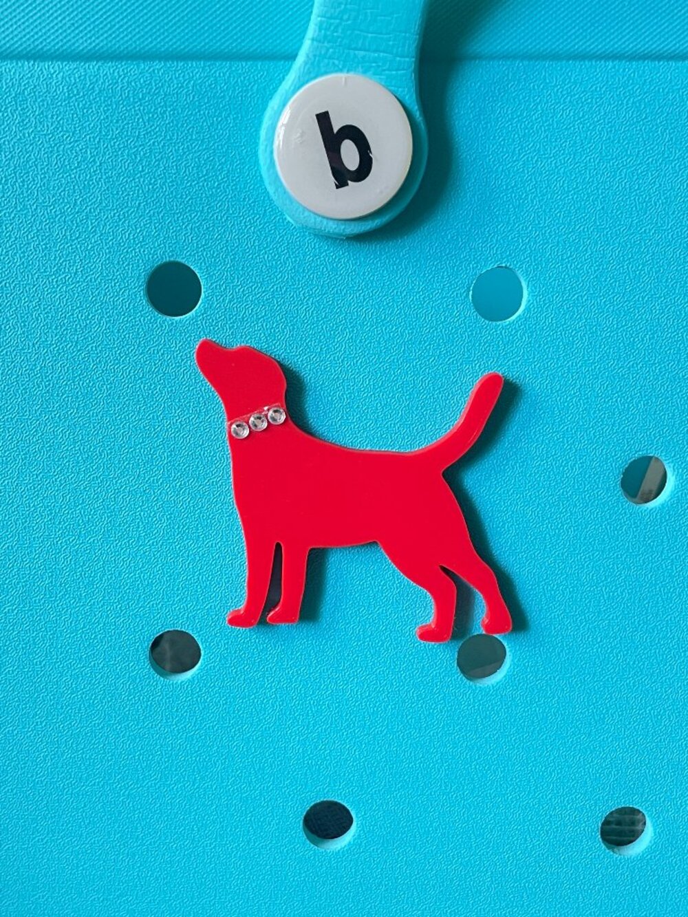 Rhinestone Collar Dog Bogg Charm-Labrador Retriever Bogg Charm-Lab Bogg Charm